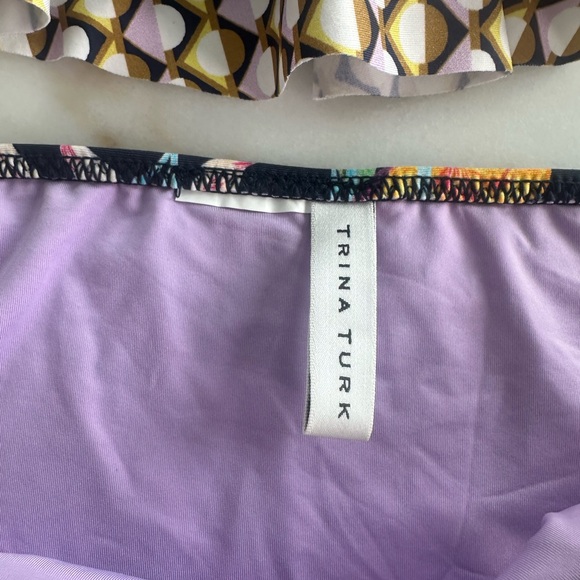 Trina Turk Fiji Floral Ruffle Bikini NWOT - Picture 5 of 6